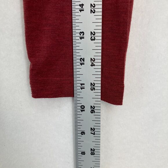 Duluth NoGa Hoodie Sweatshirt Women's Large‎ Red Wool Blend Lightweight Stretch - Picture 8 of 11